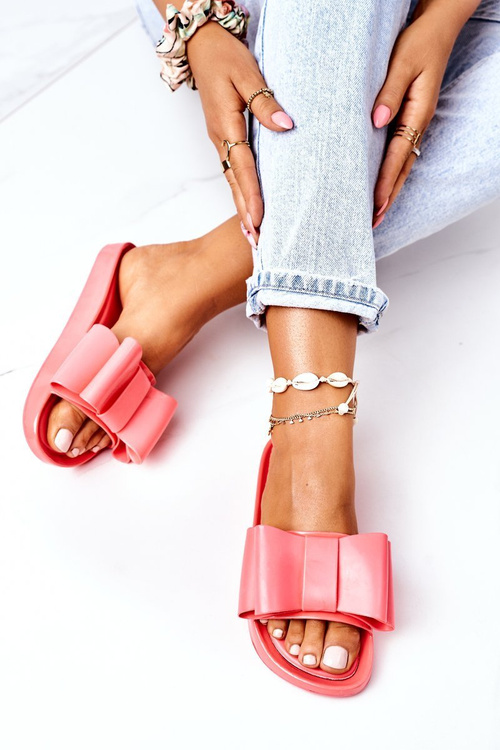 Gumové Nazouváky S Mašlí Korálové April