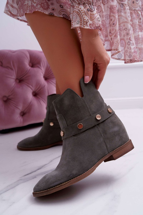 Dámske topánky Laura Messi 1890 Koža Olive Suede Dermah