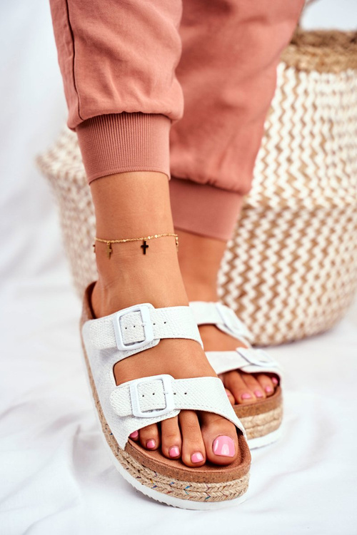 Dámské Nazouváky Big Star Bílé FF274665