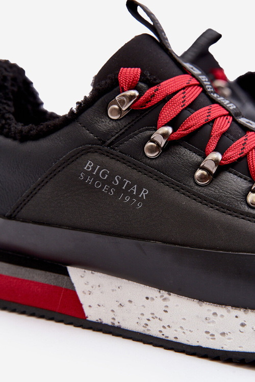 Pánske športové topánky izolované čierna hviezda MM174111