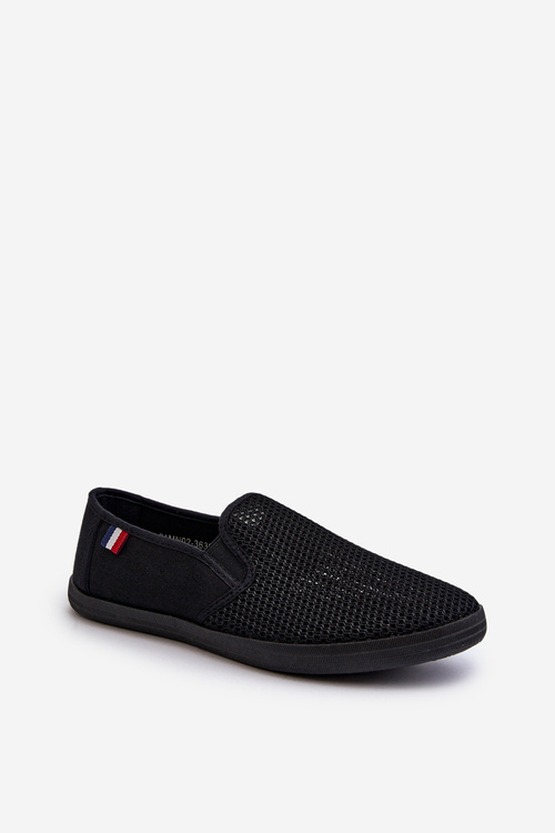 Mužské průchozí tenisky tenisky černé Koboru