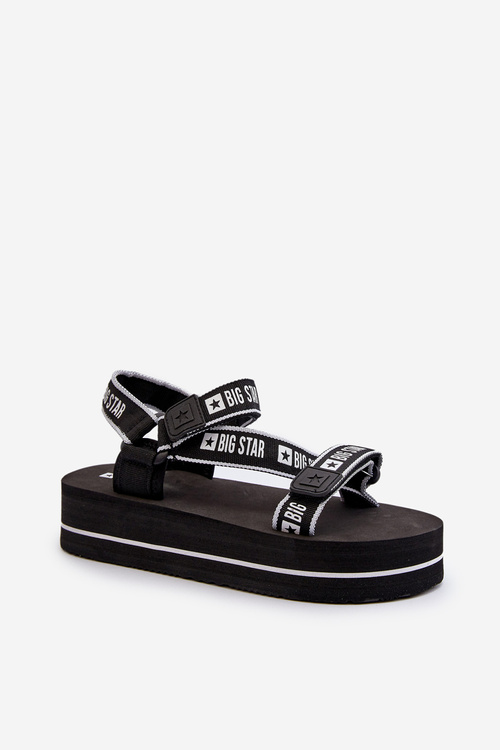 Dámské sandály na platformě Big Star NN274A525 Černé