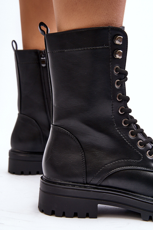 Dámske topánky Black Belluxe s dekoráciou