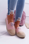 Dámské Espadrilky Cross Jeans růžové DD2R4048