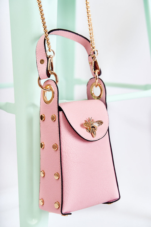 Malá dámska taška s dekoráciou Pink Ellies