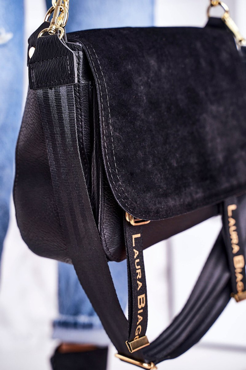 Laura Biaggi Black Black Batga Batga Bag