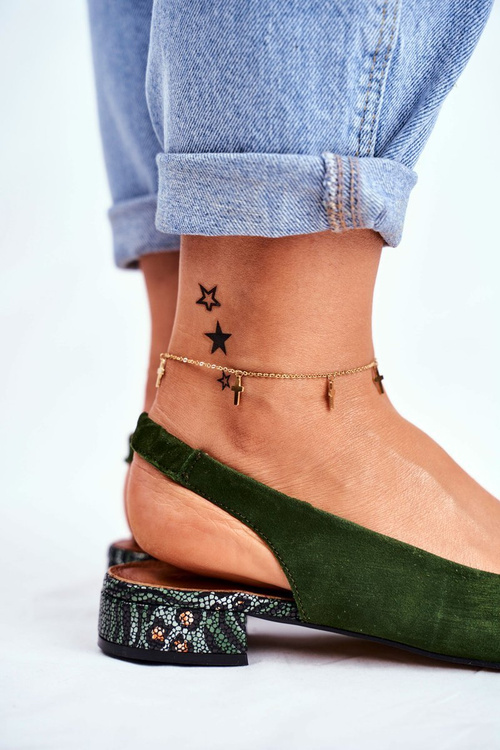 Baleríny Na Vysokém Podpatku Maciejka Zelené 04482-09