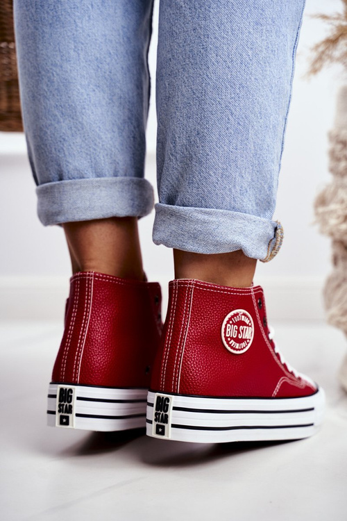 Dámska veľká hviezda Red GG274014 tenisky