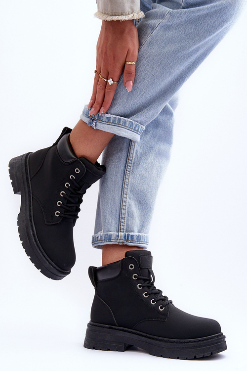 Dámske topánky izolované čierne topánky Corbin