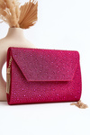 Zdobená formálna taška Edel Pink Clutch Bag