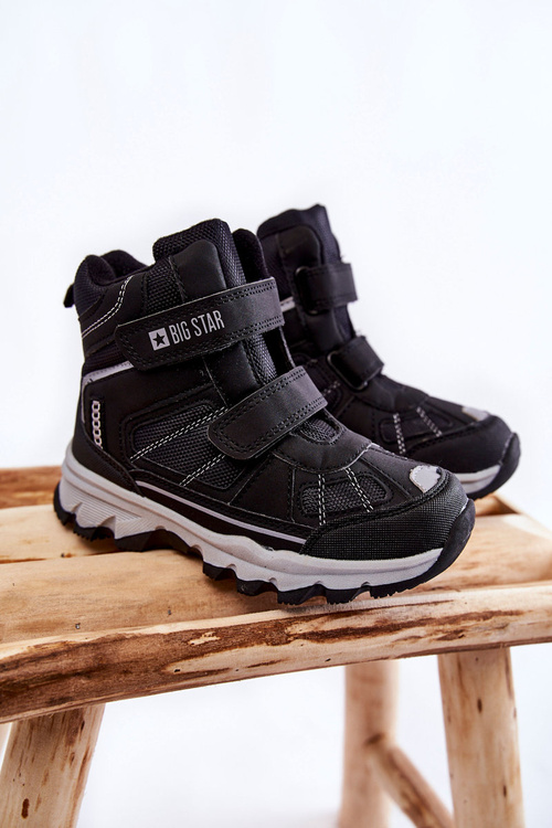 Detská topánka pamäť pena veľká hviezda kk374157 čierna