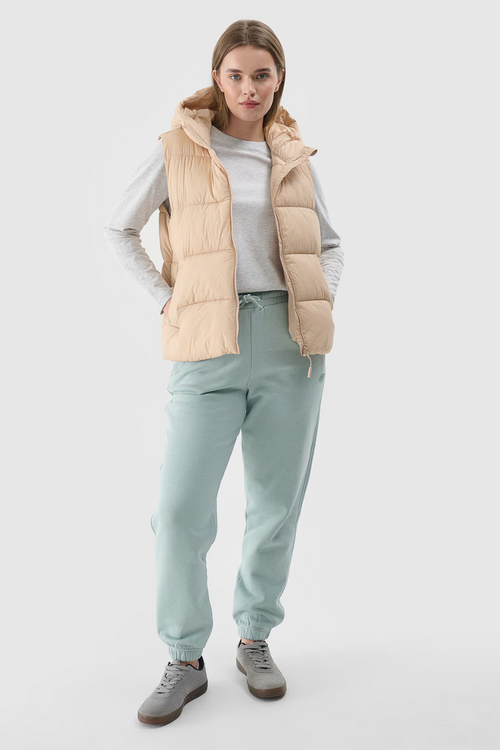 Dámský Přívěsek S Kapucí 4F Béžový 4FWAW24TVJAF141-83S