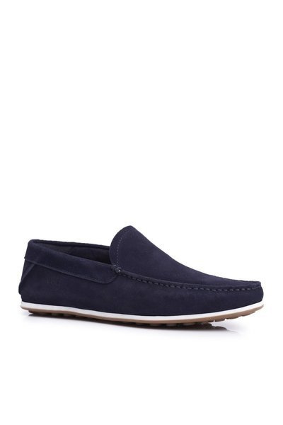 Pánske Goe Navy Blue NUBUK FF1N3059