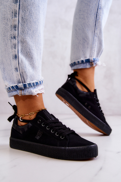 Dámské nízké tenisky Big Star JJ274563 Černá