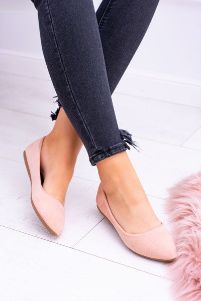 Jemné baleríny v Spitz Pink Dermeno
