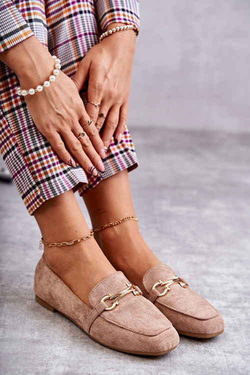 Suede Classic Dark Béžové mokasíny Roddie