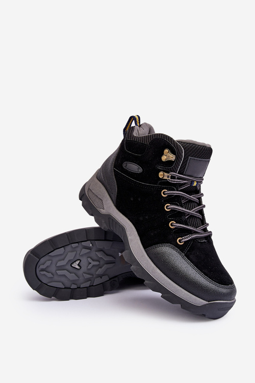 Pánské Trekkingové Boty Trapery Černé Fontanoe