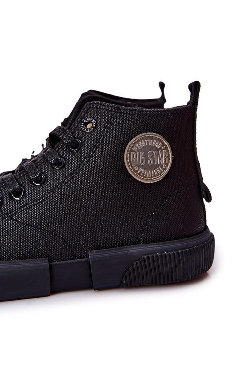 Pánske vysoké tenisky Big Star II174023 Čierna