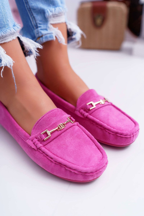 Žien Moccasins Light Ecoe-Eco-Fuksja premýšľa