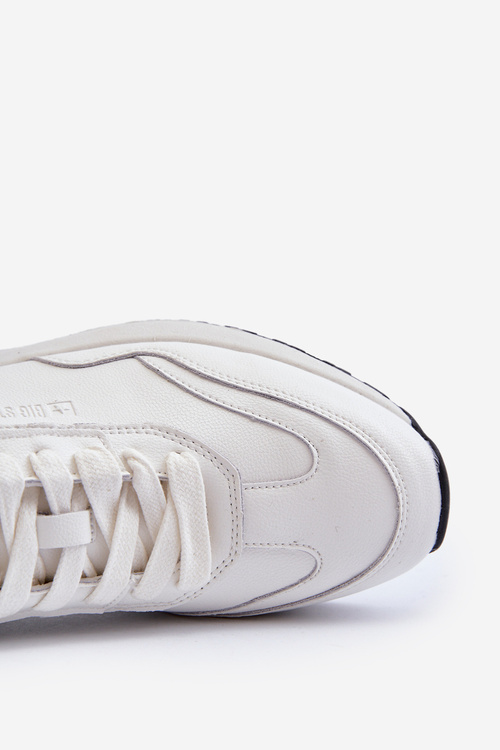 Mužské kožené tenisky BIG STAR NN174288 biela