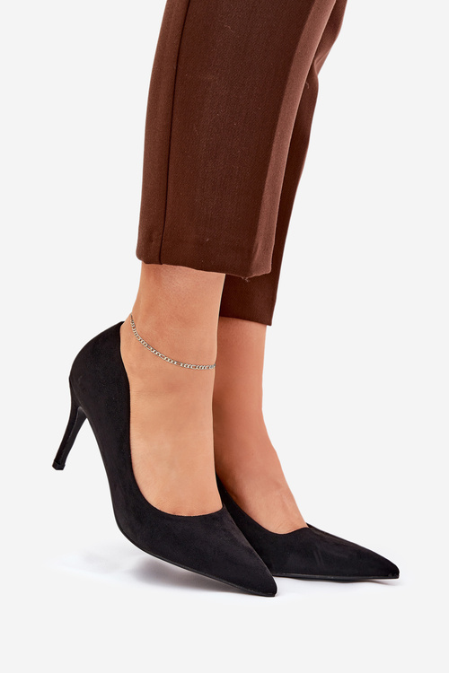 Lodičky Z Eko Semiše Černé Vannith