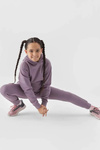 Dívčí Teplákové Kalhoty Joggery 4F Fialové 4FJWMM00TTROF0828-51S