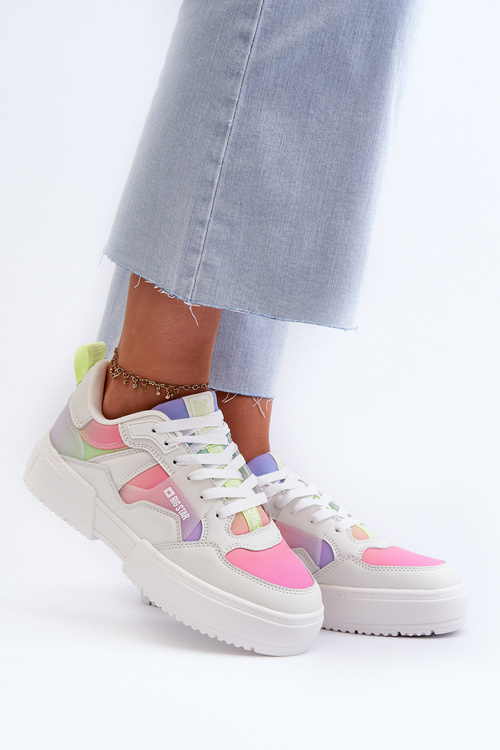 Dámské tenisky Big Star NN274359 s paměťovou pěnou systému Memory Foam v multifunkčním vzoru