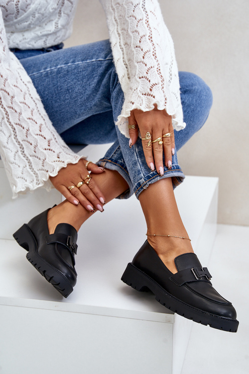 Dámske Eko Kožené Mokasíny Vinceza 62187 Čierne