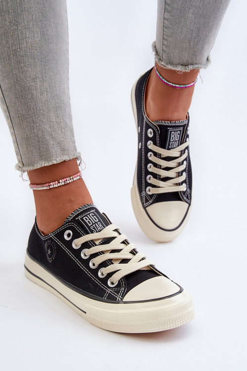 Nízke dámske tenisky Big Star NN274269 čierne