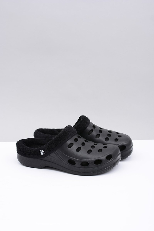 Dámské Nazouváky Teplé Kroksy Černé EVA