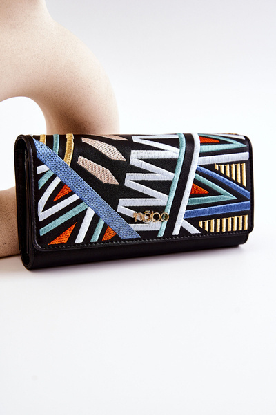 Dámská velká kožená peněženka NOBO M0120-C020 Černá