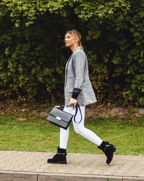 Lu Boo Black Dámske topánky zips rafell