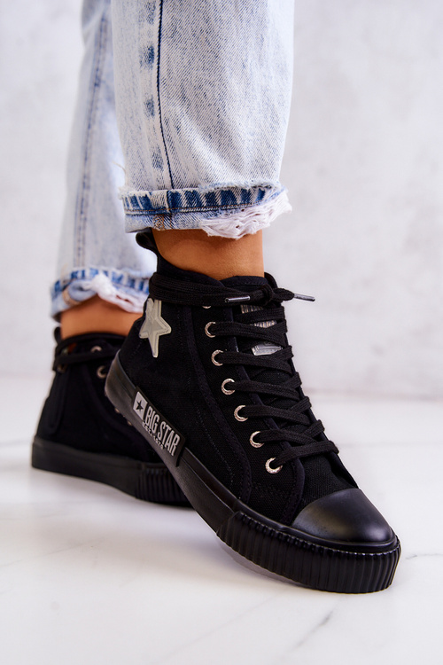 Klasické vysoké tenisky Big Star JJ274380 černé