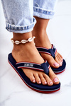 Dámské klasické žabky Big Star JJ274A376 Navy Blue