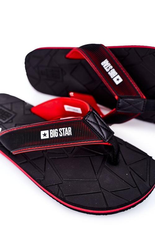 Pánske flip -flops big Star HH174820 čierna