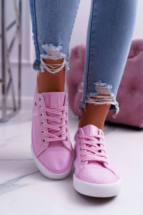 Dámske tenisky s veľkou hviezdou Pink DD274352