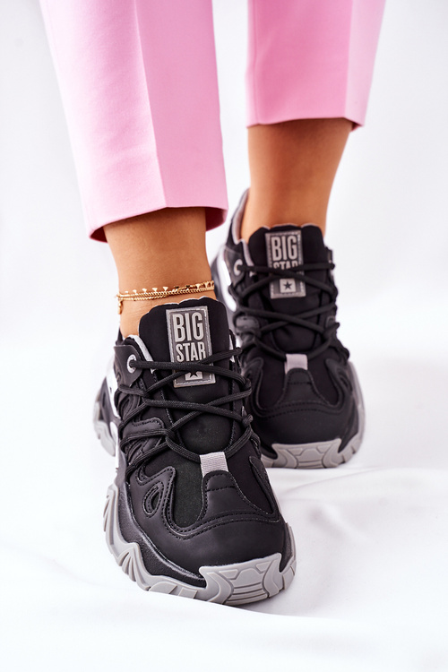 Dámské Sportovní Obuv Memory Foam Big Star II274089 Černé