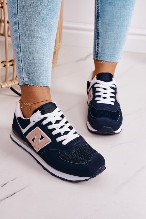 Dámske športové topánky tenisky modro-ružové na poslednú chvíľu