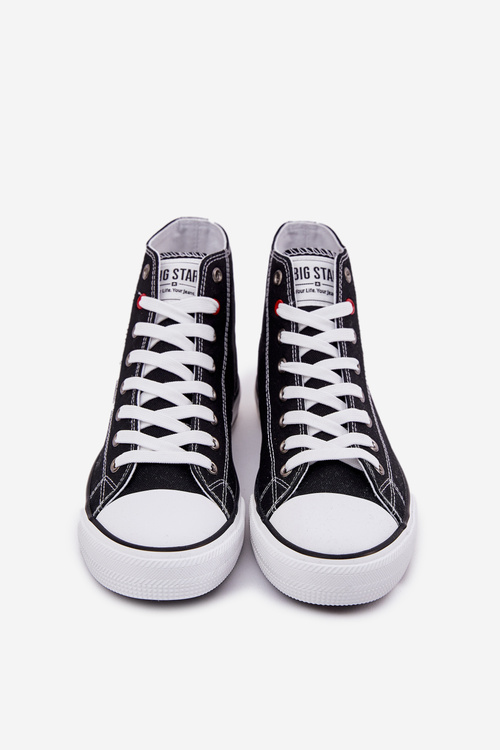 Textilné Pánske Tenisky Big Star NN174304 HI-POLY SYSTEM Čierne