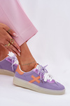Nízké Dámské Sportovní Boty Fialové Zelevelis