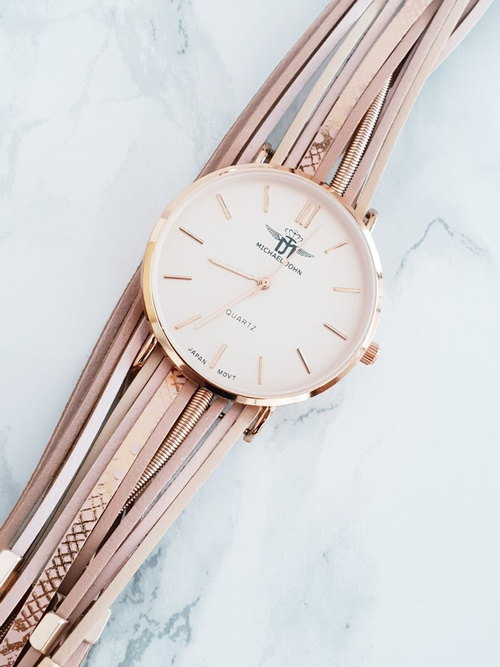 Dámske hodinky Michael John s Pepero Pink Strap