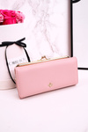 Veľká dámska peňaženka pripevnená Bigiel Milano Pink