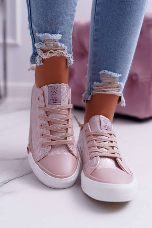 Dámské tenisky Cross Jeans růžové DD2R4058