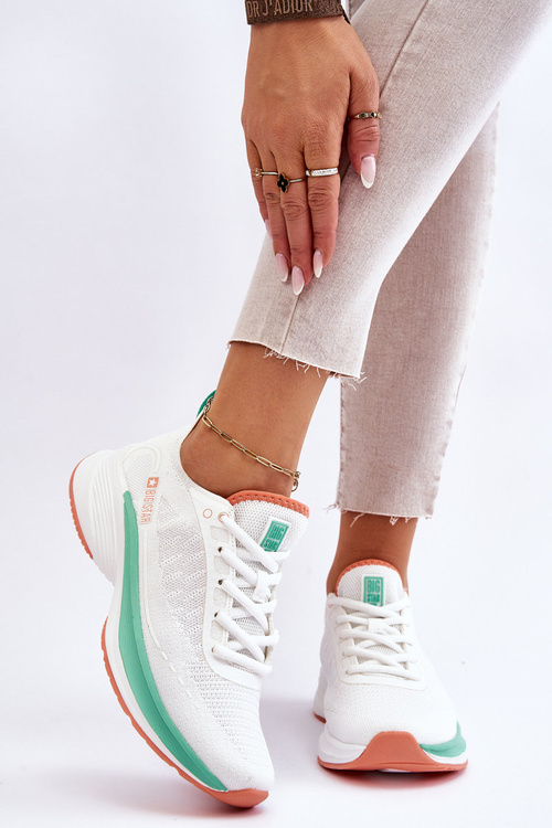 Pamäťový penový systém Big Star LL274328 Biele športové topánky