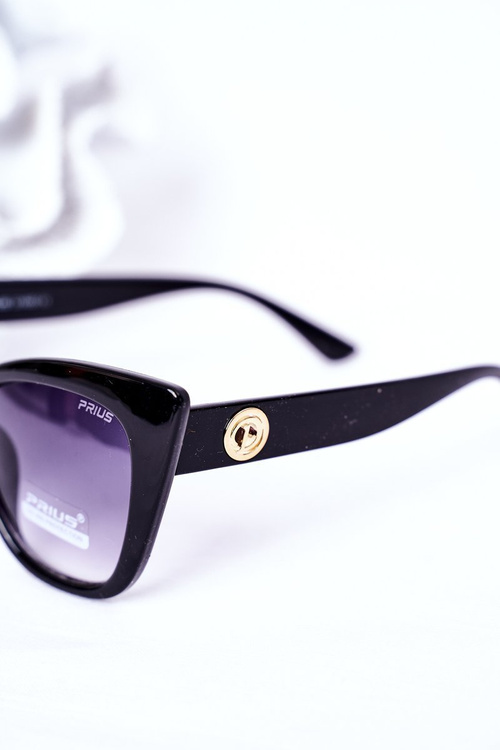 Dámské Sluneční Brýle Cat Eye Černé Ombre