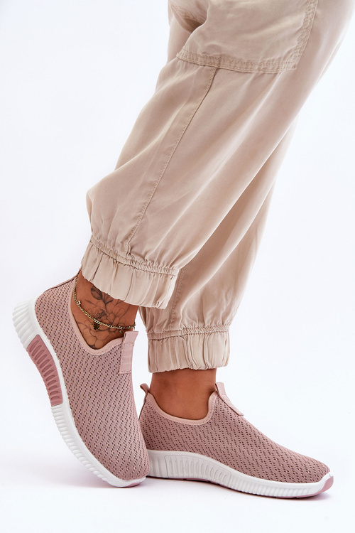 Klasické sklz -in -in -pink športové topánky Frankie