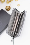 Štýlová dámska strieborná šedá nobo peňaženka