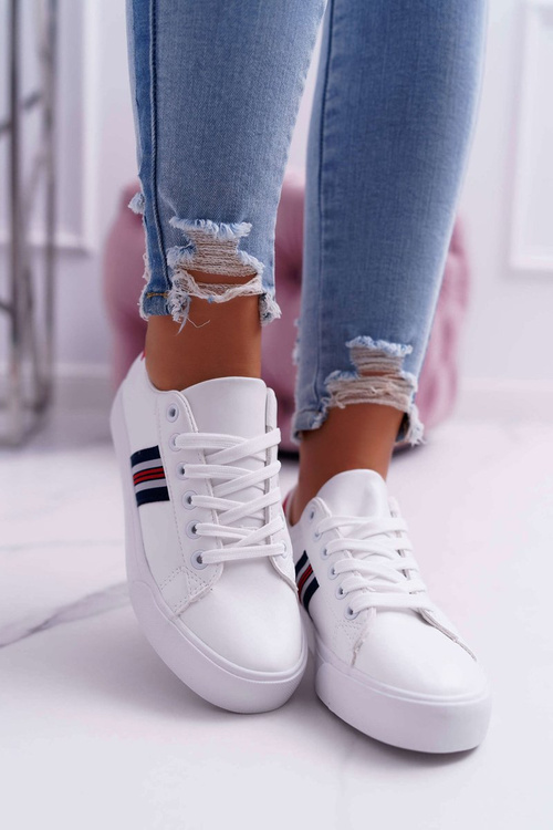 Biele ženské športové tenisky acarana