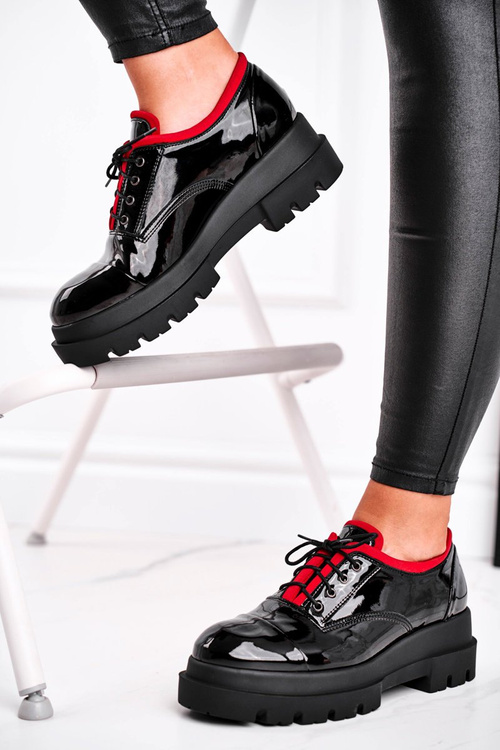 Dámské Boty Loafers Kůže Černé Visconi 7427936