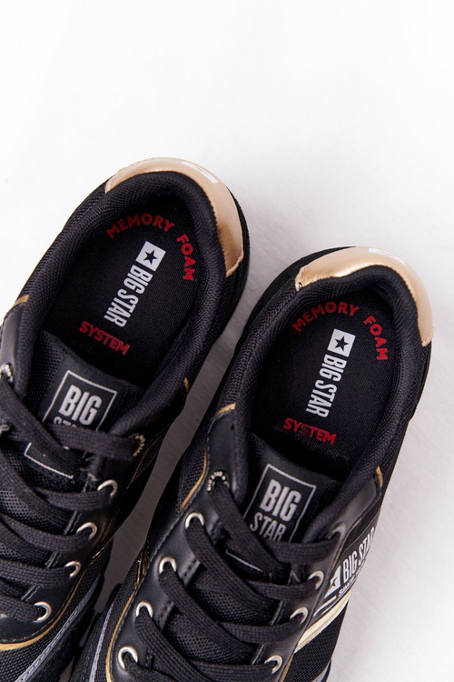 Dámské Tenisky Memory Foam Big Star HH274272 Černé